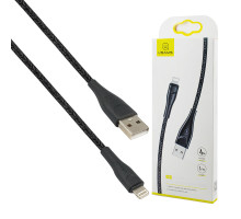 Кабель Usams US-SJ391 U41 Lightning Braided Data and Charging Cable 1m Black NBB-115963