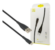 Кабель Usams US-SJ394 U41 Lightning Braided Data and Charging Cable 2m Black NBB-115966