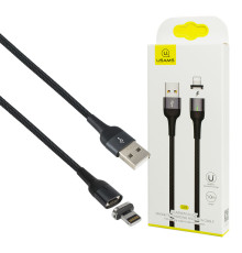 Кабель Usams US-SJ326 U28 Aluminum Alloy Magnetic Lightning Cable 1m Tarnish