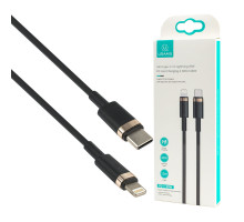 Кабель Usams US-SJ484 U63 Type-C To Lightning 20W PD Fast Charging & Data Cable 1.2m Black NBB-115981