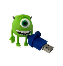 Флеш-накопичувач Wibrand USB 2.0 Mike Wazowski 16Gb Green (WI2.0/MW16G)