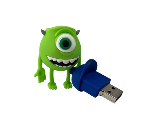 Флеш-накопичувач Wibrand USB 2.0 Mike Wazowski 16Gb Green (WI2.0/MW16G)
