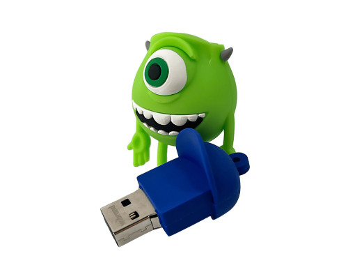 Флеш-накопичувач Wibrand USB 2.0 Mike Wazowski 16Gb Green (WI2.0/MW16G)