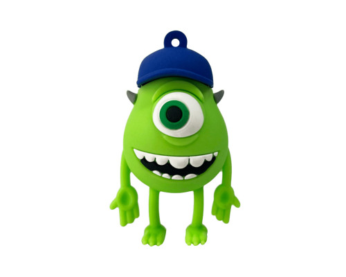 Флеш-накопичувач Wibrand USB 2.0 Mike Wazowski 16Gb Green (WI2.0/MW16G)