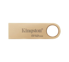 Флеш-накопичувач Kingston USB 3.2 SE9 G3 512GB 220MB/s Metal/Gold (DTSE9G3/512GB)
