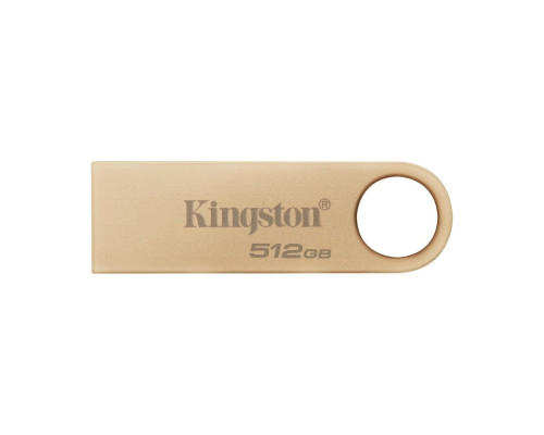 Флеш-накопичувач Kingston USB 3.2 SE9 G3 512GB 220MB/s Metal/Gold (DTSE9G3/512GB)