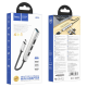 USB HUB adapter Hoco HB26 4в1 (Type-C to USB3.0+USB2.0*3) 0.13м silver PLS-00-00123955