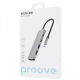 USB HUB adapter Proove Iron Link 5в1 (2*Type-C + 2*USB3.0 + HDMI) gray PLS-00-00130376