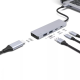 USB HUB adapter Proove Iron Link 5в1 (2*Type-C + 2*USB3.0 + HDMI) gray PLS-00-00130376
