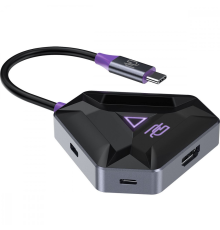 USB HUB adapter Proove Gaming Spectre (2*USB3.0 + Type-C + PD100W + HDMI) dark gray PLS-00-00134138