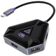 USB HUB adapter Proove Gaming Spectre (2*USB3.0 + Type-C + PD100W + HDMI) dark gray PLS-00-00134138