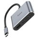 USB HUB adapter Hoco HB29 2в1 Type-C to HDMI (F) VGA (F) 0,15м PLS-00-00132943