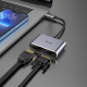 USB HUB adapter Hoco HB29 2в1 Type-C to HDMI (F) VGA (F) 0,15м PLS-00-00132943