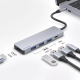 USB HUB adapter Proove Iron Link 5в1 (Type-C + 3*USB3.0 + HDMI) silver PLS-00-00134133