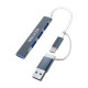 Перехідник USB-HUB 4в1 WALKER WHUB-11