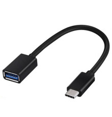 Перехідник OTG WALKER USB to Type-C black