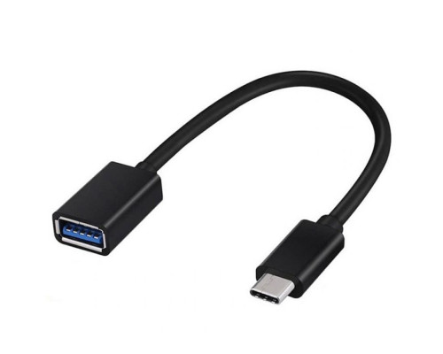 Перехідник OTG WALKER USB to Type-C black