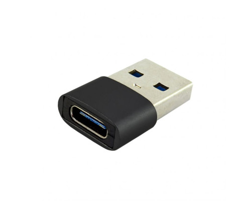 Перехідник WALKER Type-C to USB (для заряджання з USB адаптером) black