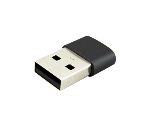 Перехідник WALKER Type-C to USB (для заряджання з USB адаптером) black