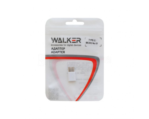 Перехідник WALKER Type-C to Micro (AMTC01) plastic mix color TPS-2710000142812 2710000142812