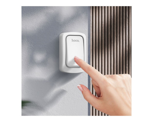 Дверний Смарт-дзвінок Hoco HI26 Колір Білий 6942007662314 ma38051_3667381