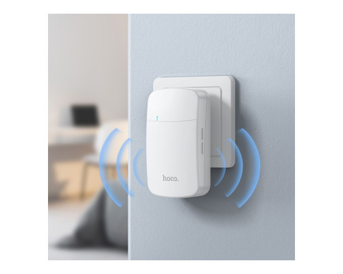 Дверний Смарт-дзвінок Hoco HI26 Колір Білий 6942007662314 ma38051_3667381