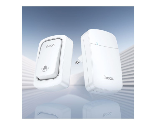 Дверний Смарт-дзвінок Hoco HI26 Колір Білий 6942007662314 ma38051_3667381