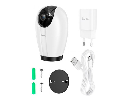 Внутрішня HD Смарт Камера Hoco D6 (EU) Колір Білий 6942007643559 ma36541_3608561