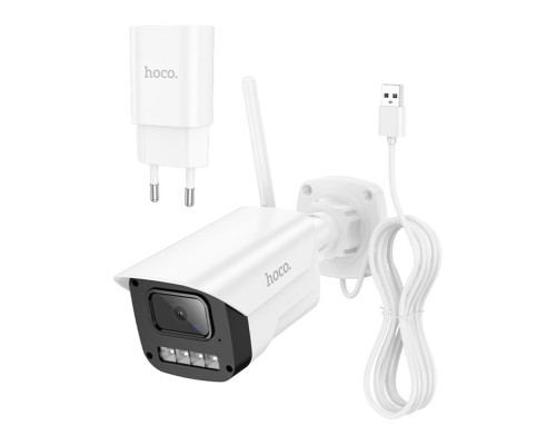 Смарт Камер Зовнішня Hoco D4 HD Wireless (EU) Колір Білий 6942007635585 ma36544_3608564