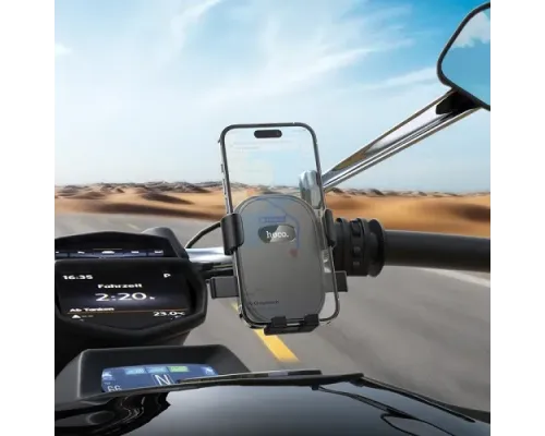 Вело/Мото тримач Hoco H85 Knight motorcycle bicycle universal holder black mag-6942007655460146744