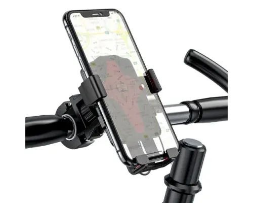 Вело/Мото тримач Hoco CA73 Flying one-touch bicycle/motorcycle universal holder Чорний mag-6931474731753145071