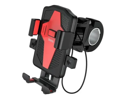 Вело/Мото тримач Hoco CA73 Flying one-touch bicycle/motorcycle universal holder Чорний mag-6931474731753145071