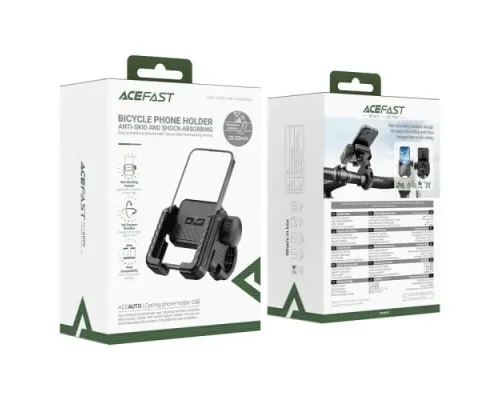 Вело/мото тримач ACEFAST D58 cycling phone holder Black mag-6974316284918153329