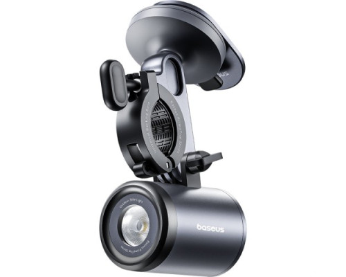 Тримач + Вело фонарик Baseus PrimeTrip Series Dual-Color Bike Light 2-in-1 Set Black C12569000121-00 mag-6932172667337135936