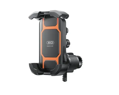 Вело/мото тримач XO C201 Full-Coverage Motorcycle Phone Mount Чорний mag-6975837589636153758