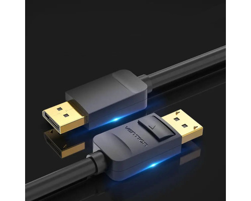 Кабель Vention DisplayPort 4К Cable 1.5M Black (HACBG) (HACBG)