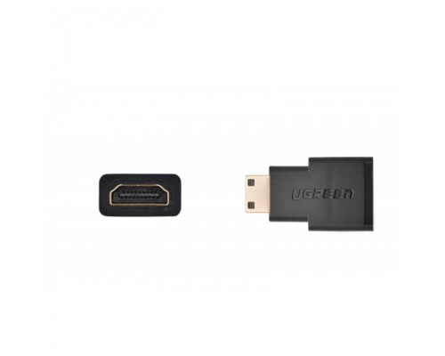 Адаптер UGREEN Mini HDMI Male to HDMI Female Adapter (Black)(UGR-20101) (UGR-20101)