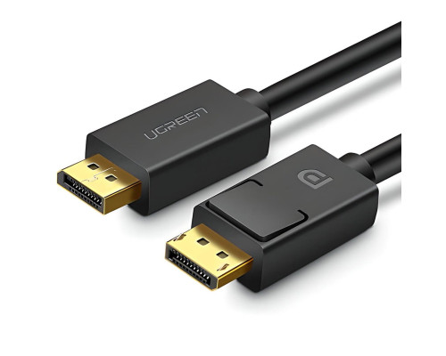 Кабель UGREEN DP Male to Male Cable 1m (Black) (UGR-10244)