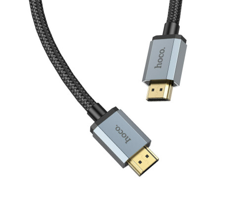 Кабель HOCO US03 HDTV 2.0 Male to Male 4K HD data cable(L=3M) Black (6931474777294)