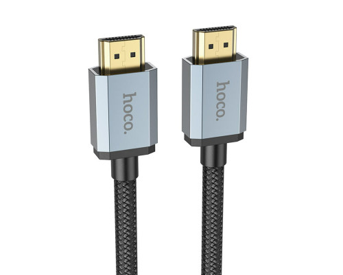 Кабель HOCO US03 HDTV 2.0 Male to Male 4K HD data cable(L=3M) Black (6931474777294)