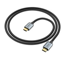 Кабель HOCO US03 HDTV 2.0 Male to Male 4K HD data cable(L=3M) Black (6931474777294)