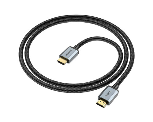 Кабель HOCO US03 HDTV 2.0 Male to Male 4K HD data cable(L=3M) Black (6931474777294)