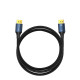 Кабель Vention Cotton Braided DP Male to Male HD Cable 8K 1.5M Blue Aluminum Alloy Type (HCELG)