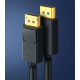 Кабель UGREEN DP Male to Male Cable 2m (Black) (UGR-10211)