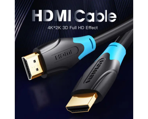 Кабель Vention HDMI-HDMI, 2 м, v2.0 (AACBH) (AACBH)