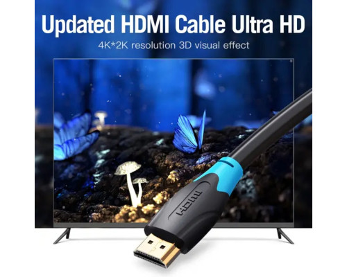 Кабель Vention HDMI-HDMI, 2 м, v2.0 (AACBH) (AACBH)