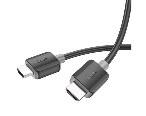 Кабель HOCO US08 HDTV 2.0 male-to-male 4K HD data cable(L=1M) Black (6931474799388)