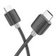 Кабель HOCO US08 HDTV 2.0 male-to-male 4K HD data cable(L=1M) Black (6931474799388)