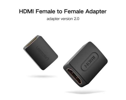 Адаптер UGREEN HDMI Female to Female Adapter (Black)(UGR-20107) (UGR-20107)