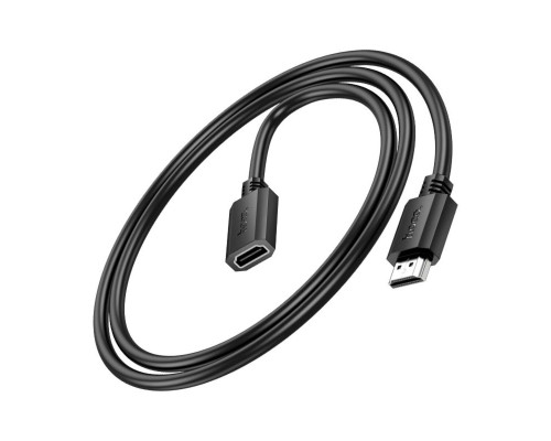 Кабель HOCO US13 HDTV male to HDTV female HD extension data cable(L=1M) Black (6942007628242)